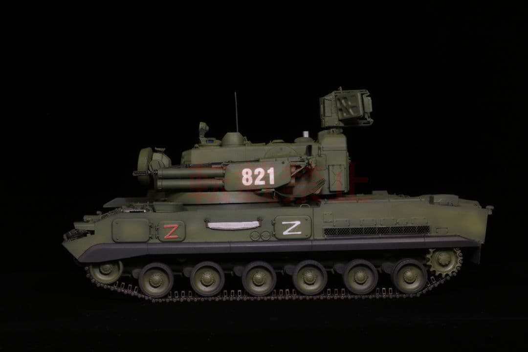 完成品 1/35 ロシア軍 2S6M 自走式対空砲 プラモデル パンダホビー