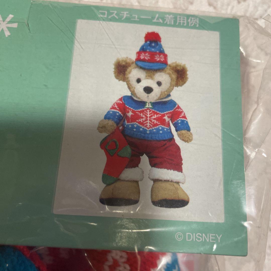 クリスマスダッフィーぬいぐるみ雪柄コスチューム