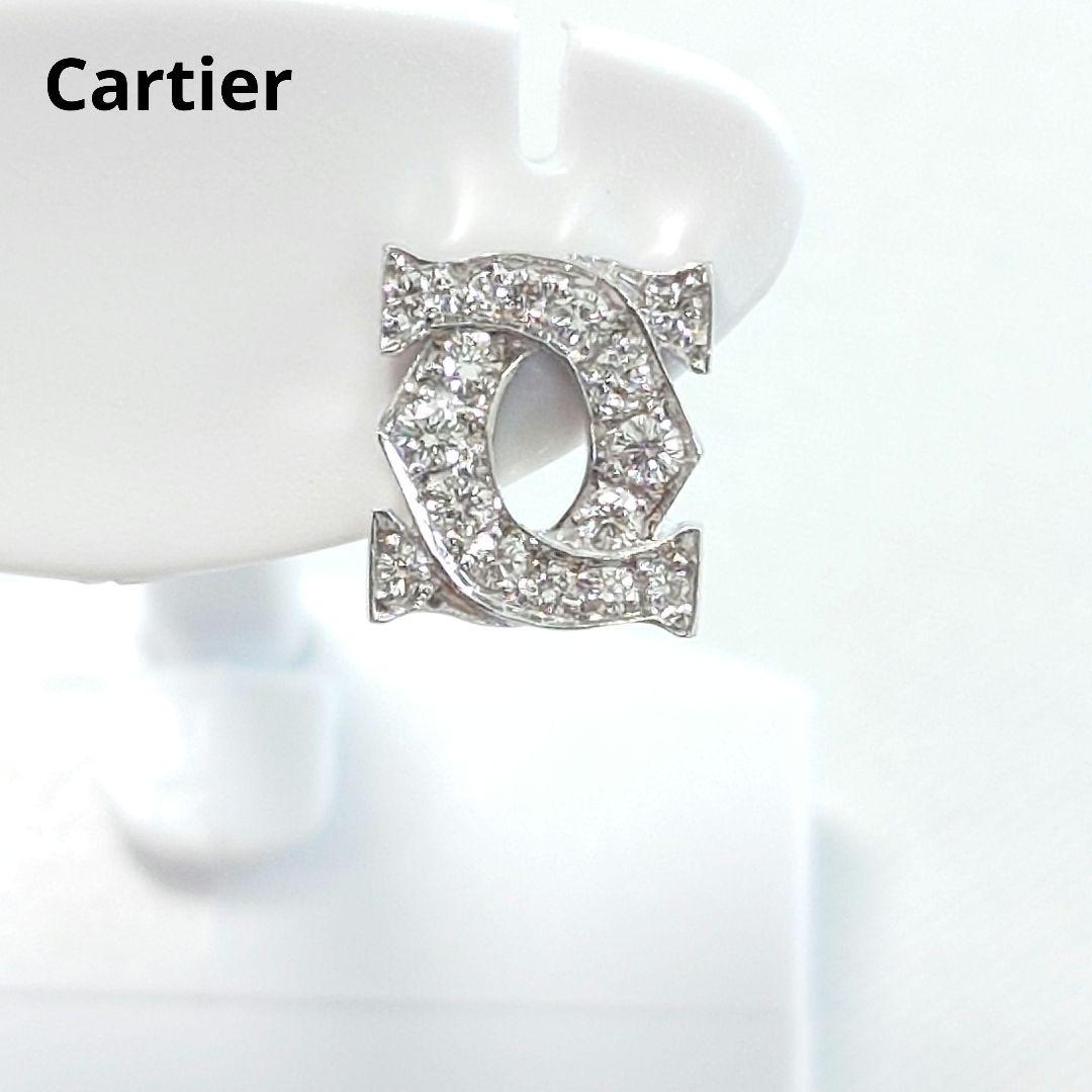 【美品】カルティエ アントルラセ ピアス 片耳用 6688