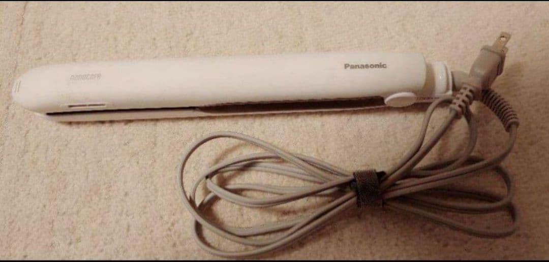 『美品』Panasonic ナノケアストレートヘアアイロンEH-HS9J