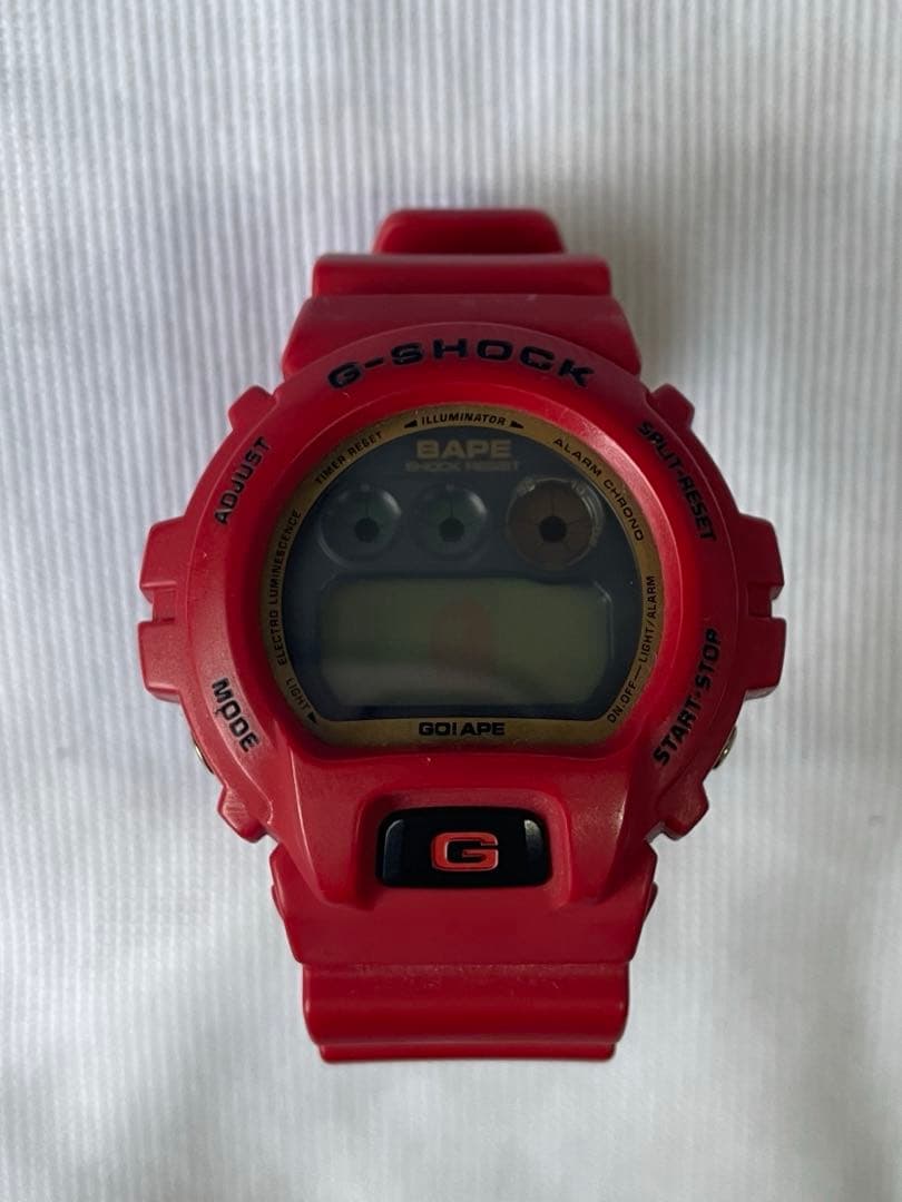 G-SHOCK× APE（赤×金） 2000本限定 （ジャンク品）