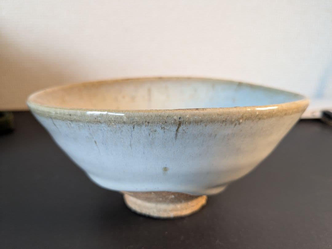 萩焼　十三代坂田泥華　茶碗　泥華井戸