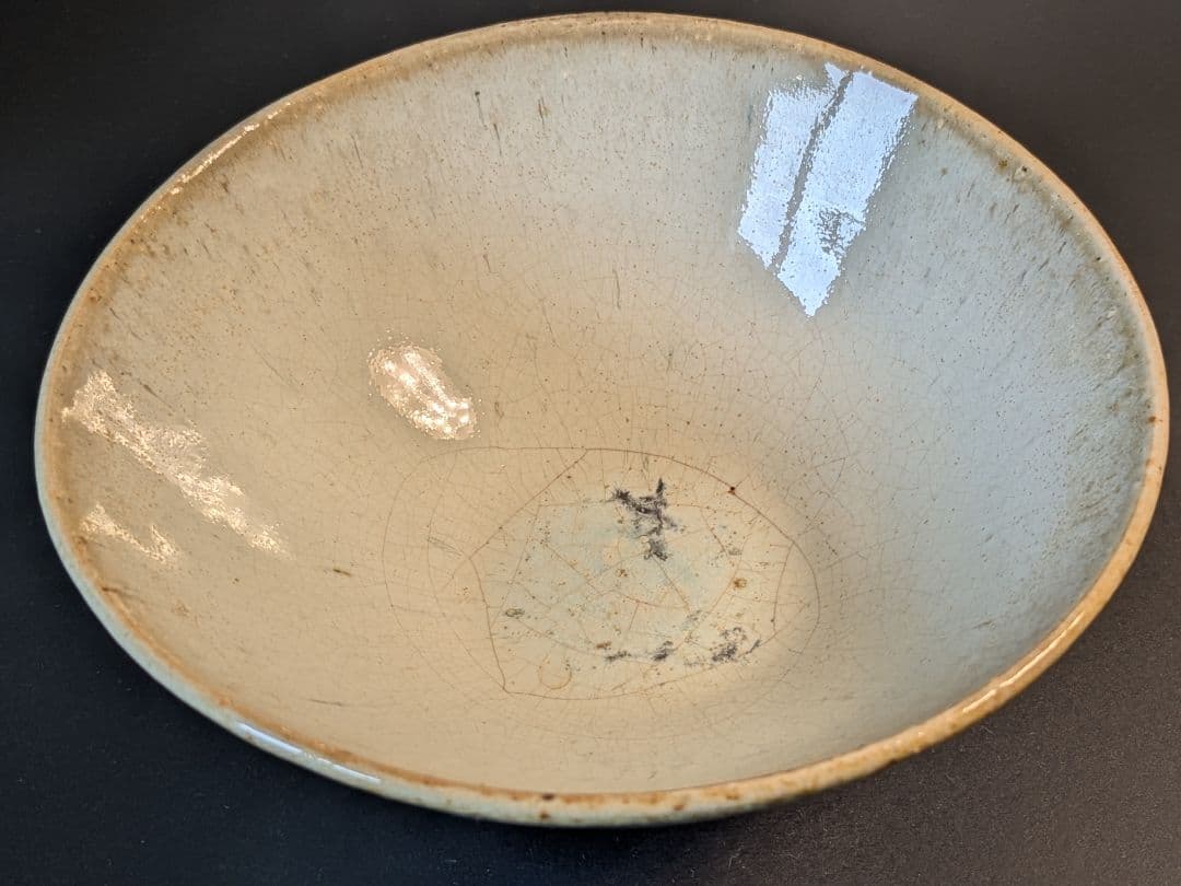 萩焼　十三代坂田泥華　茶碗　泥華井戸