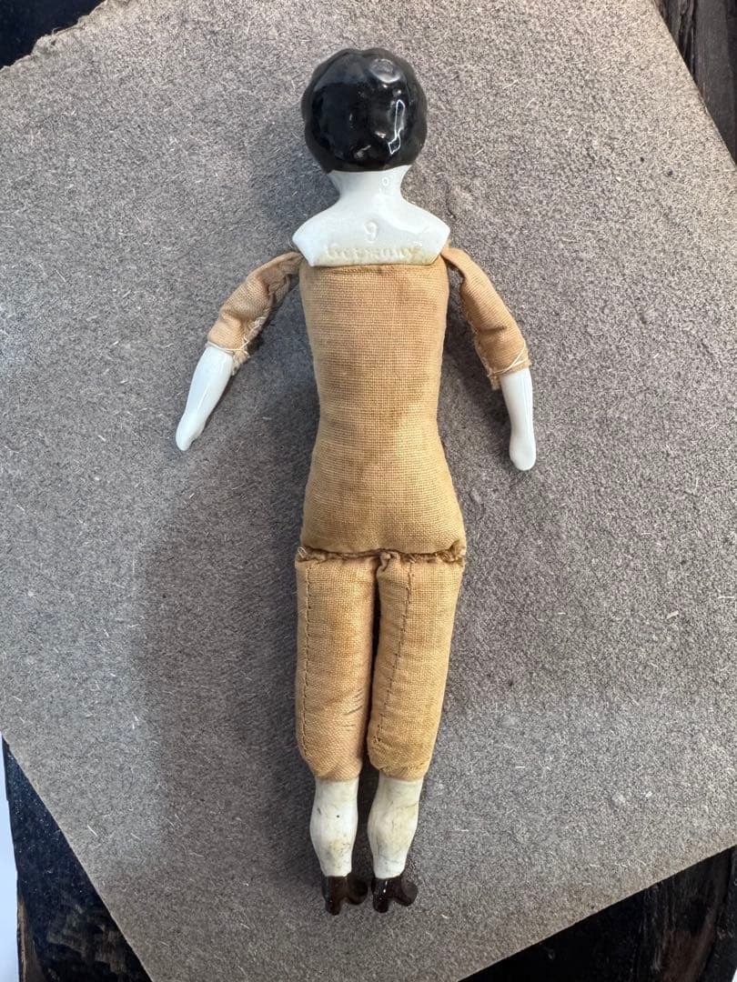 チャイナヘッドドール　19世紀　ドイツ製　アンティーク人形