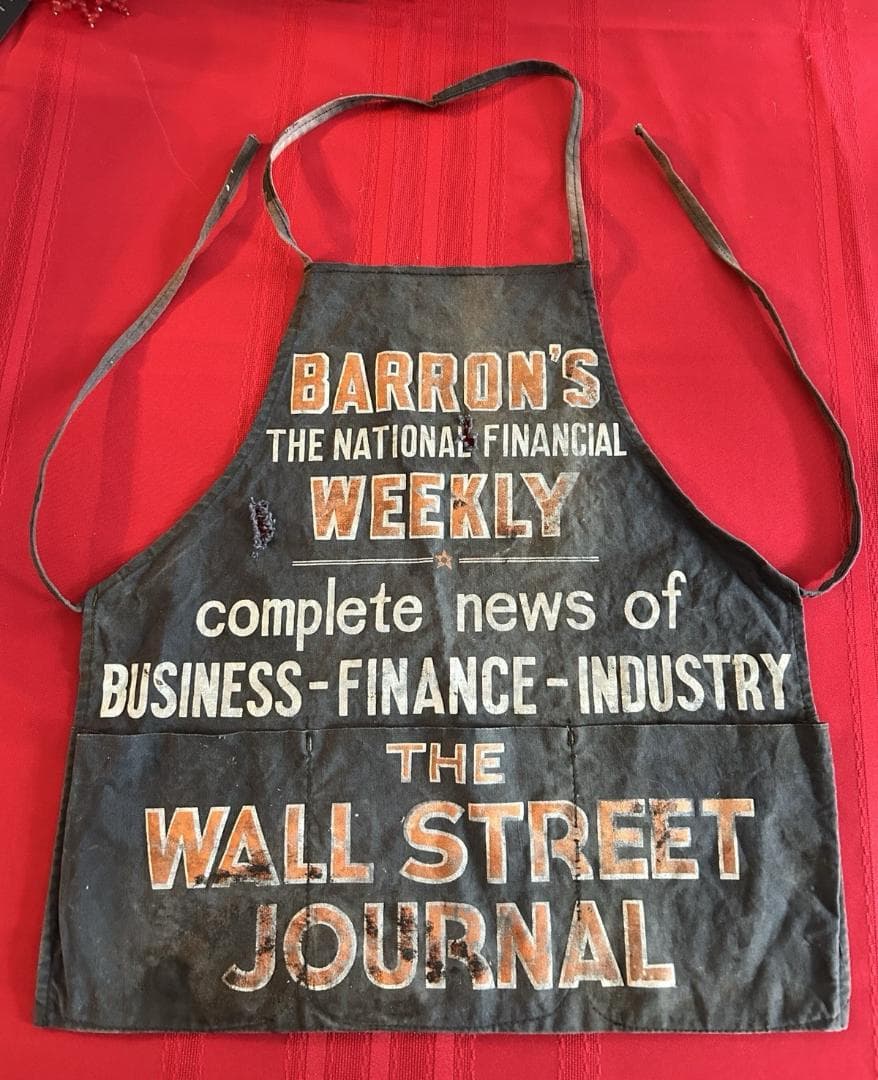 Wall Street Journal　ヴィンテージ エプロン　レア