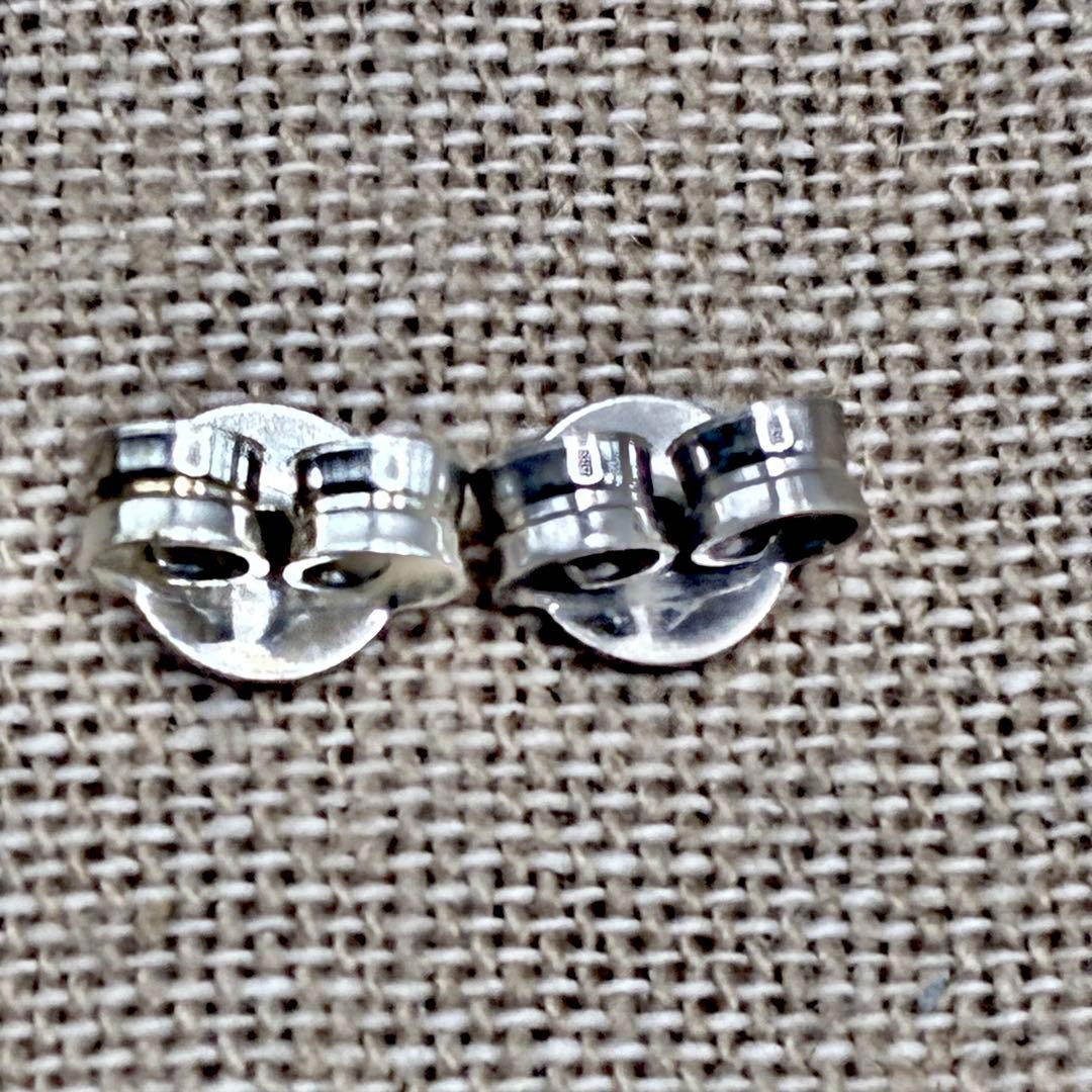 GUCCI グッチ インターロッキングG スタッド ピアス 両耳 シルバー 美品