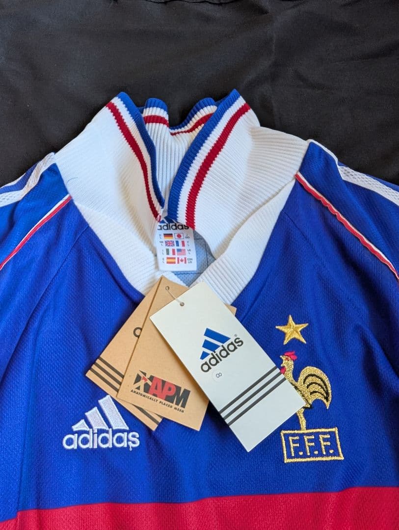 【新品タグ付き】フランス代表/ジネディーヌ・ジダン/H/99年モデル
