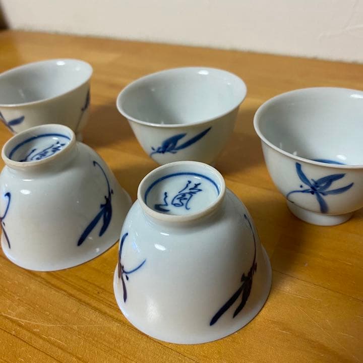 煎茶器 清鳳作 宝瓶・湯冷し・煎茶椀5客 箱入り 煎茶道具