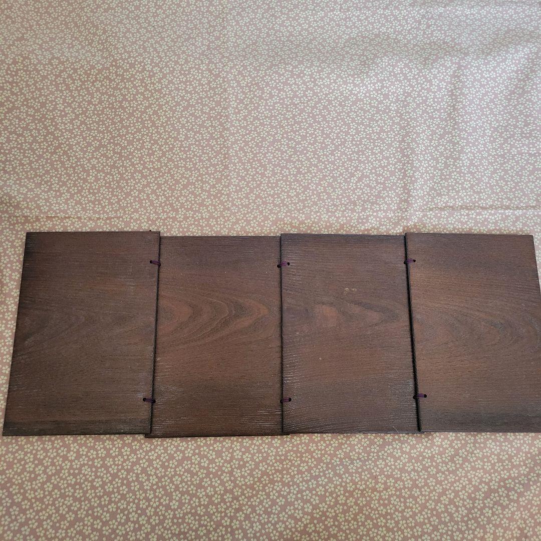 女桑茶箱　和敬板　器据　棗　茶筅筒　茶道具