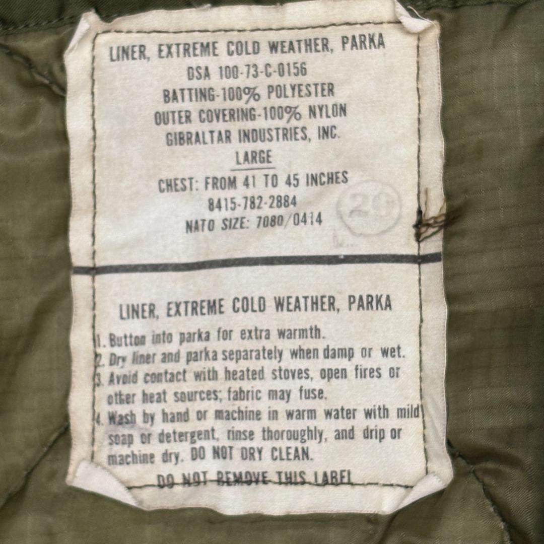 美品　M65 Cold Weather Parka フルセット L モッズコート