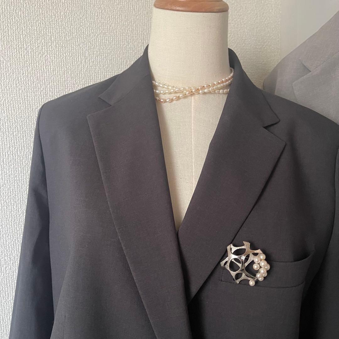 美品✨田崎真珠 TASAKI タサキ アコヤ真珠 パール ブローチ コサージュ