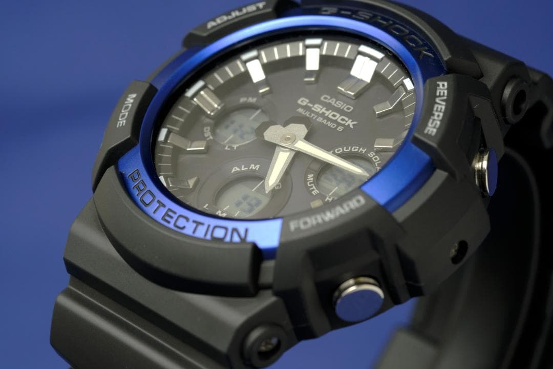 【美品】G-SHOCK GAW-100B 電波ソーラー／ビッグケース (114)