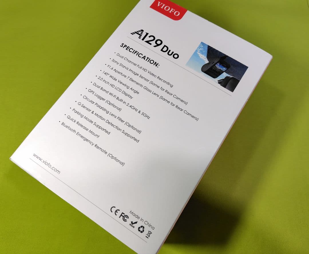 VIOFO A129 Duo ドライブレコーダー駐車監視バッテリーUPS500付