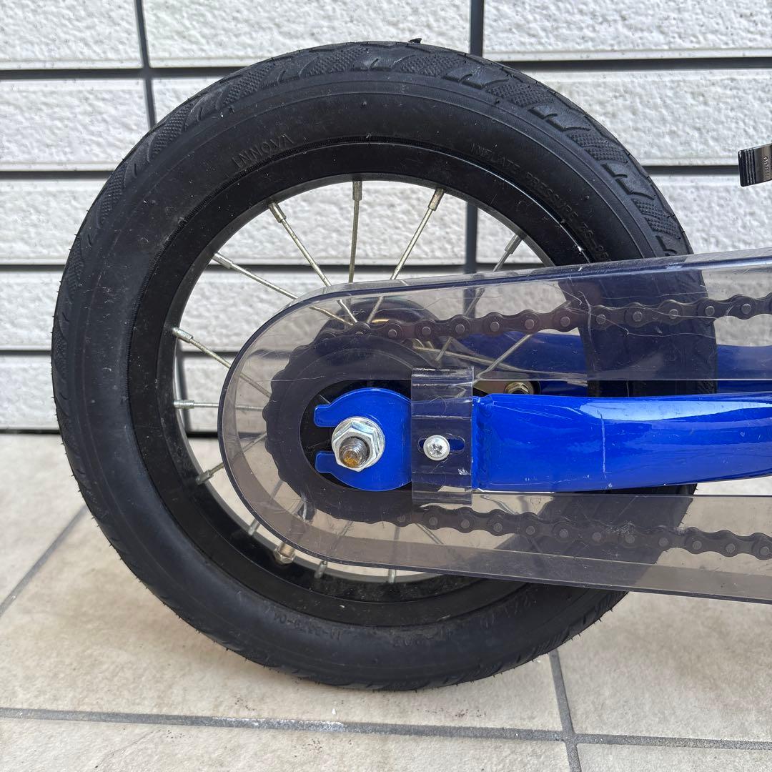 【名古屋市北エリア引き取り限定】へんしんバイク 12インチ 幼児用自転車 青