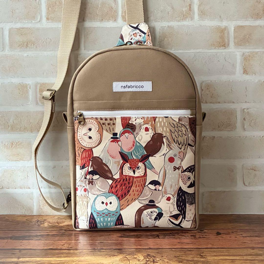 ボディバッグ　ミミズク　フクロウ　ふくろう　オカメ　インコ　文鳥　鳥　個性的