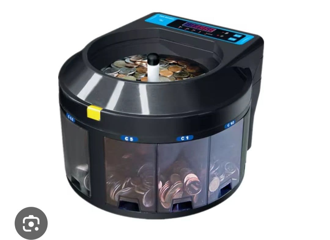 【美品】カウンターソーター 電動小型硬貨選別計数機