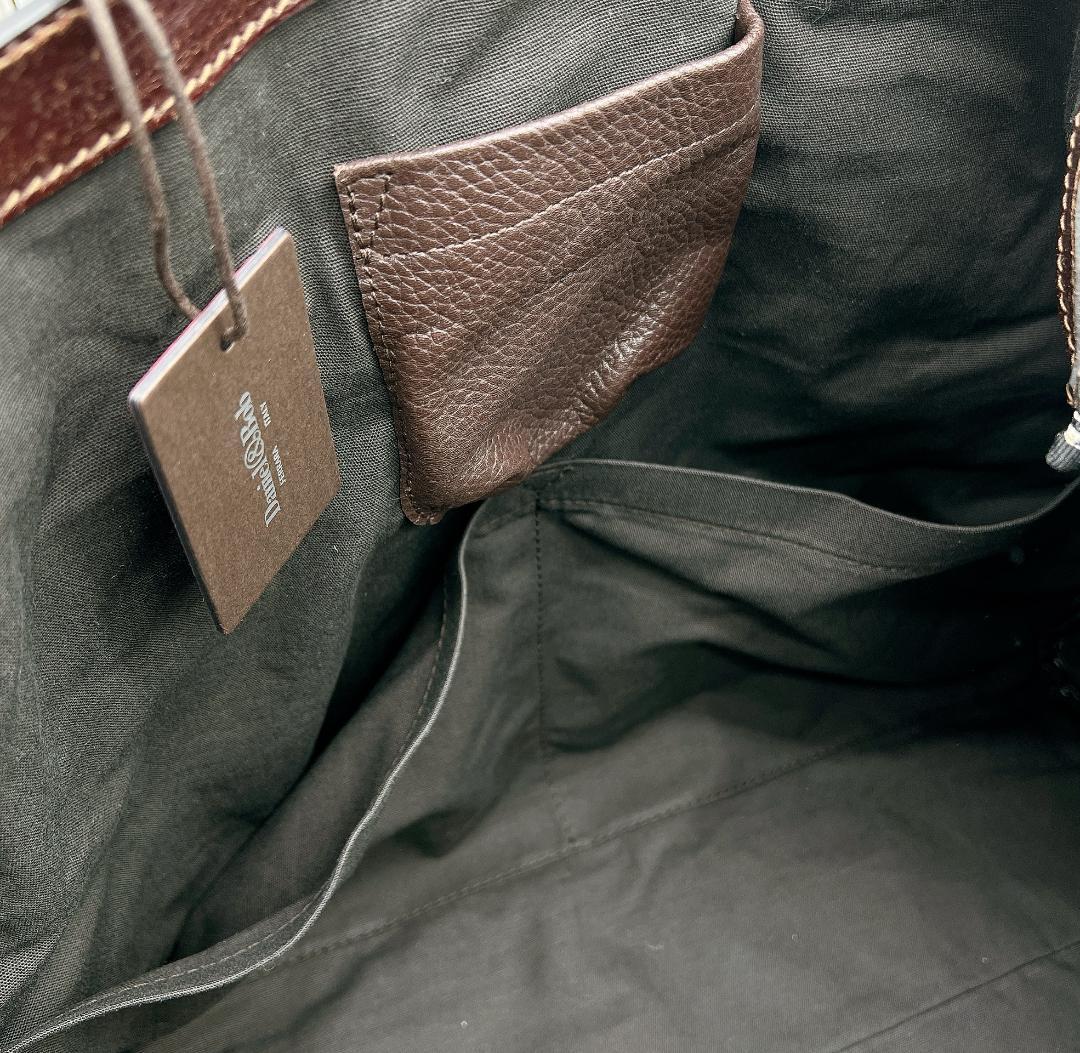 タグ付き 極美品 ダニエル&ボブ　2WAYバッグ　ナイロン　レザー　f387