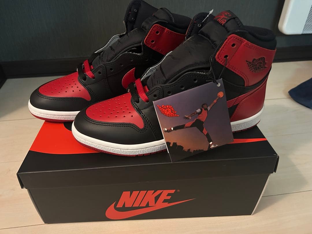 シューズ(男性用) Nike Air Jordan 1 High 85 \"Bred\"