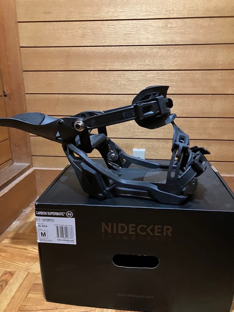 【最終値下げ】Nidecker Carbon Supermatic M ブラック