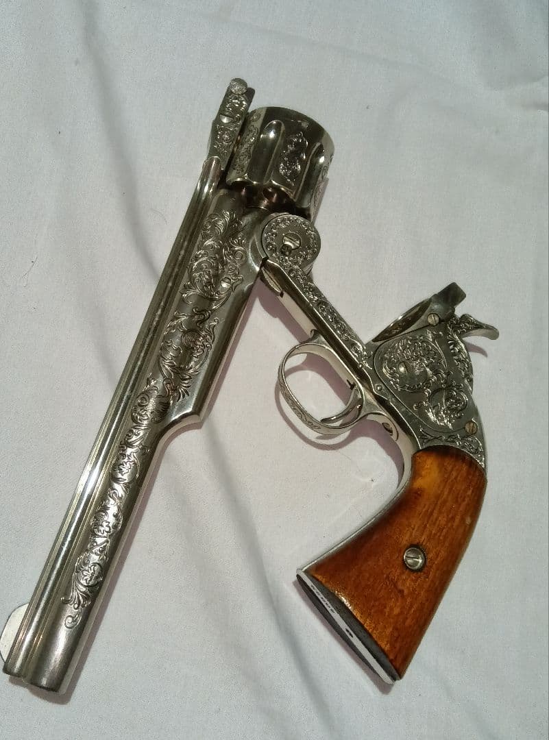 エングレービング装飾 リボルバー　フランクリンミント　ワイアットアープ　44