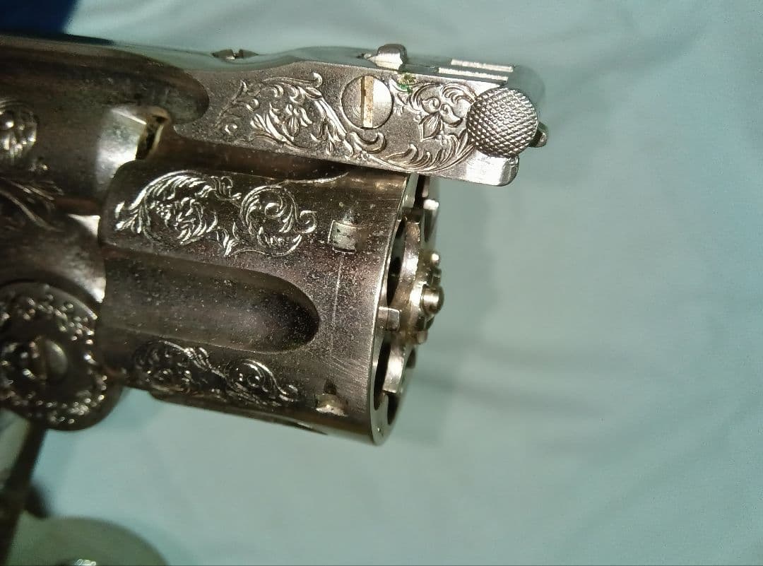 エングレービング装飾 リボルバー　フランクリンミント　ワイアットアープ　44