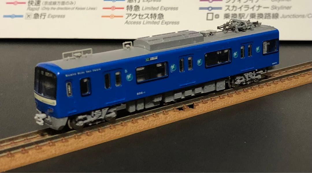 管理番号1627 京急 新600形 Nゲージ 塗装済キット 素人組立品4両