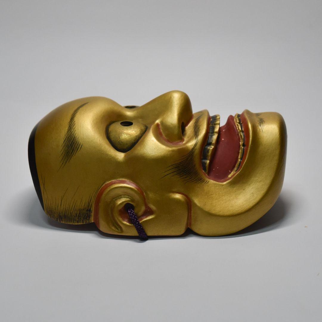 能面 大飛出 小篠耀山作 箱入り 台本、能面袋付き(A5)