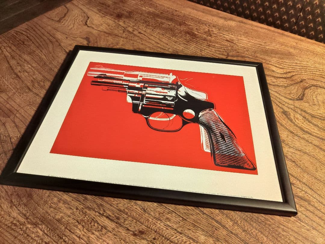 gun　銃　アメリカ製　アンディーウォーホール　andy warhol ポスター