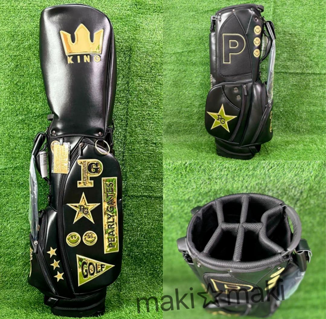 PEARLY GATES キャディバッグ ブラック/ゴールド新品未使用