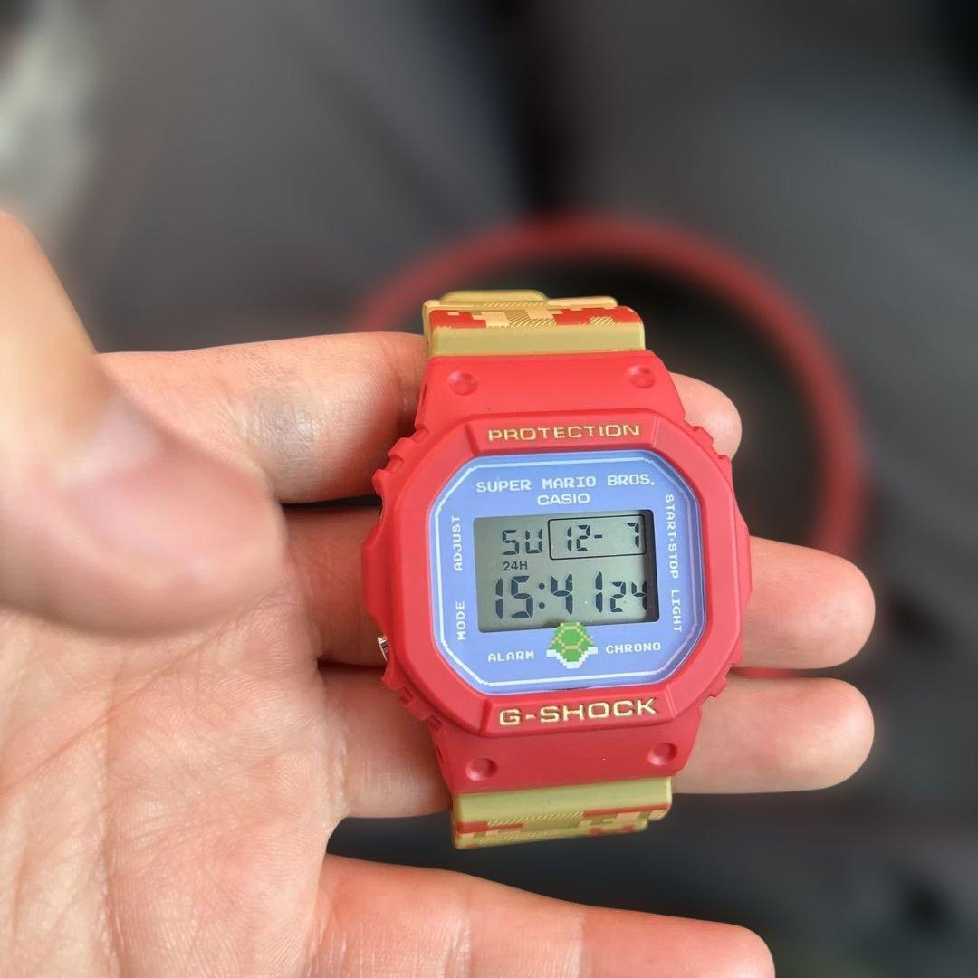 最安値‼️マリオコラボG-SHOCK腕時計