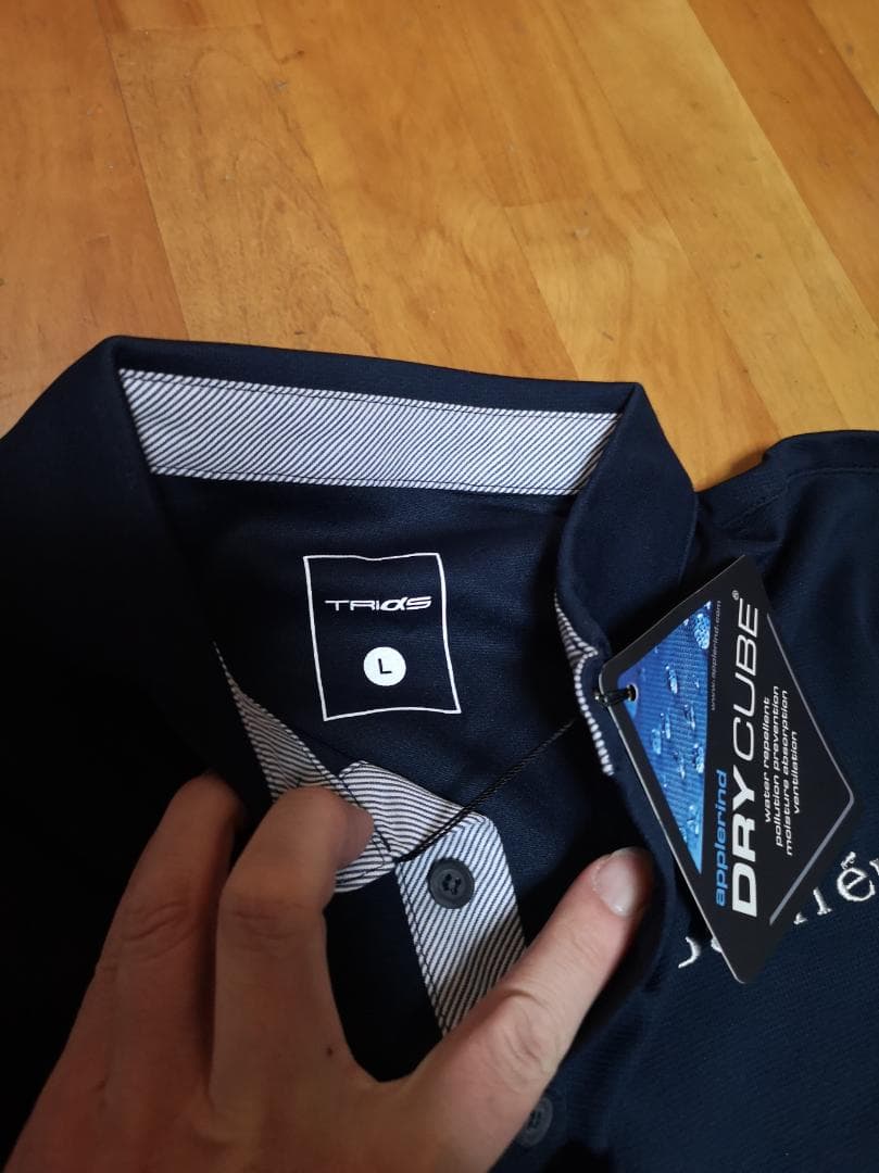 新品 未使用 非売品 トライファス バシレウス ポロシャツ Lサイズ