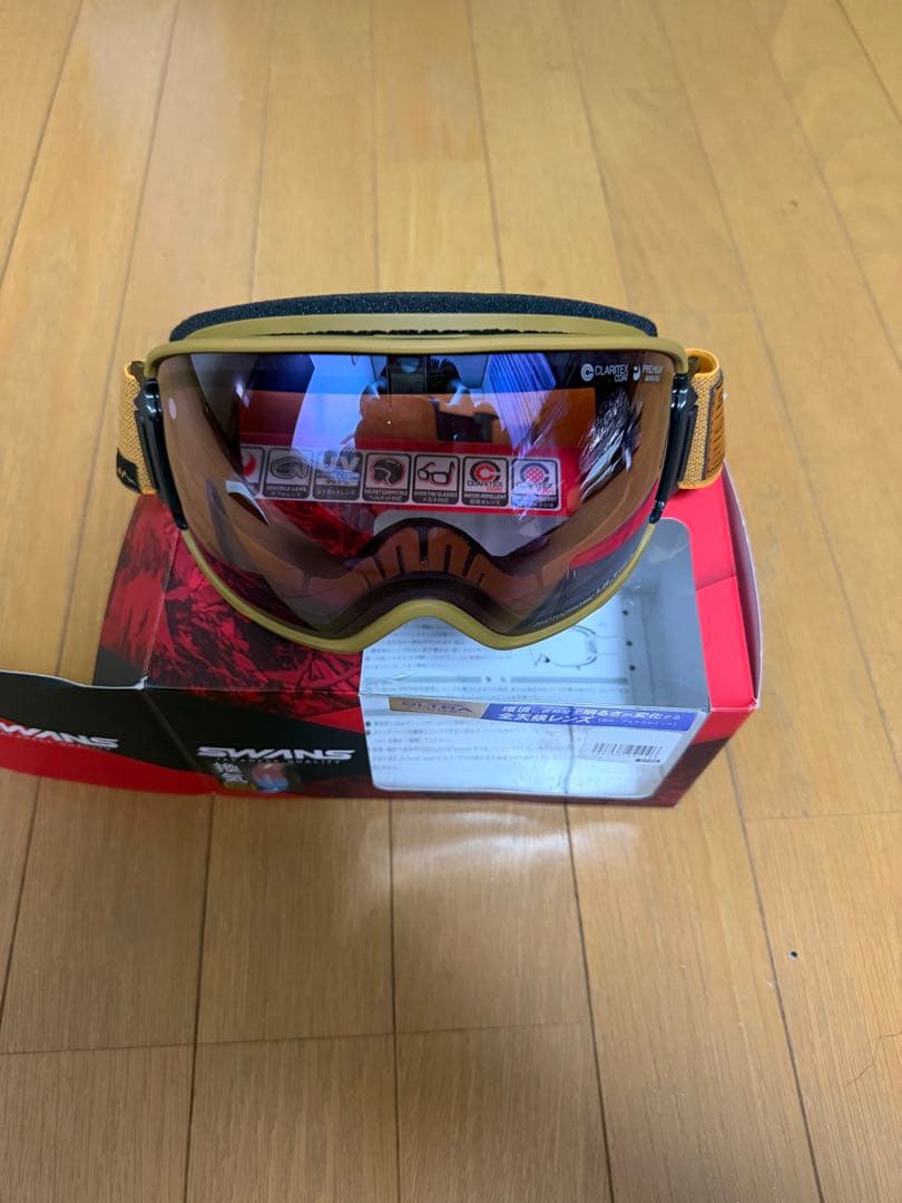 SWANS XTRA ゴーグル ゴールド