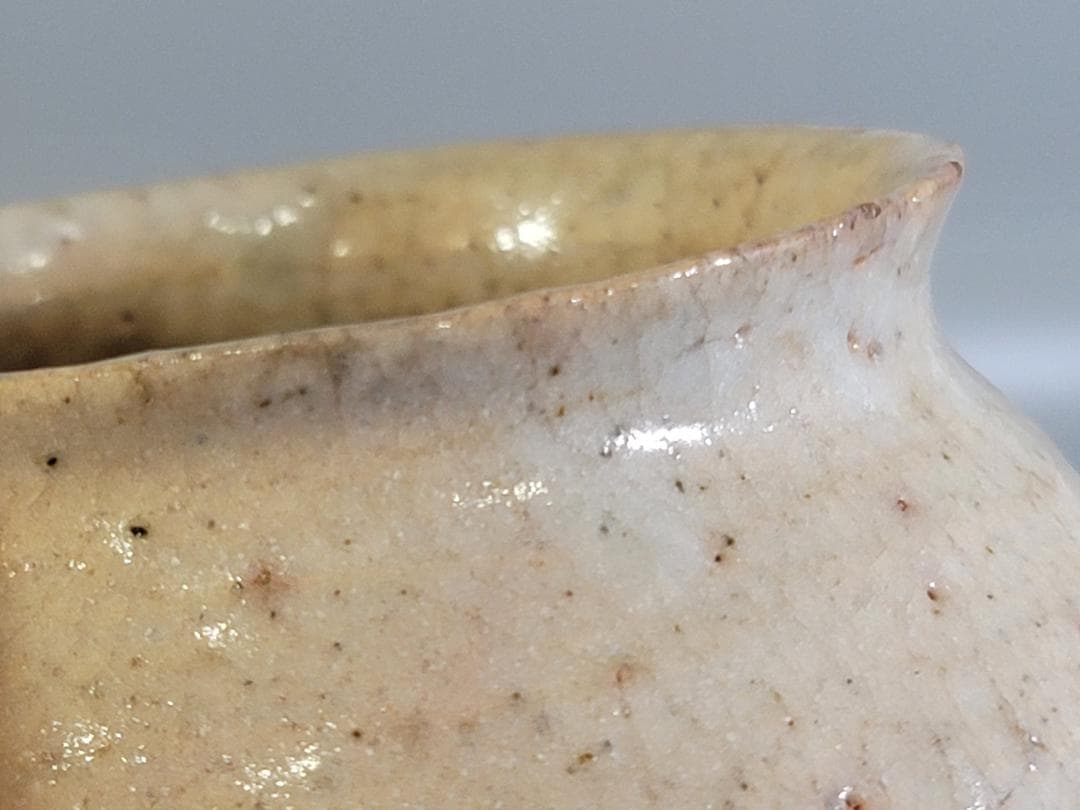 茶道具 古萩 塩筍茶碗 時代物 DT276