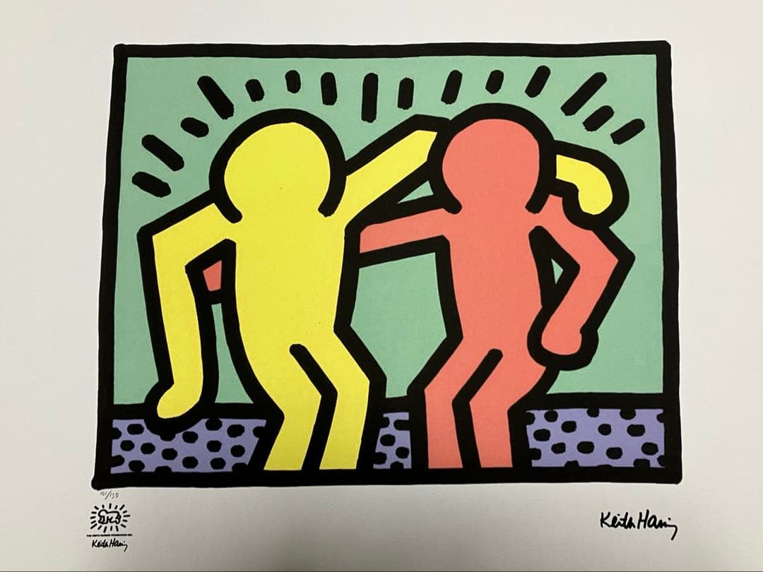 ゴ*ん様 【模写】キース・ヘリング アート品 KEITH HARING 【送料無