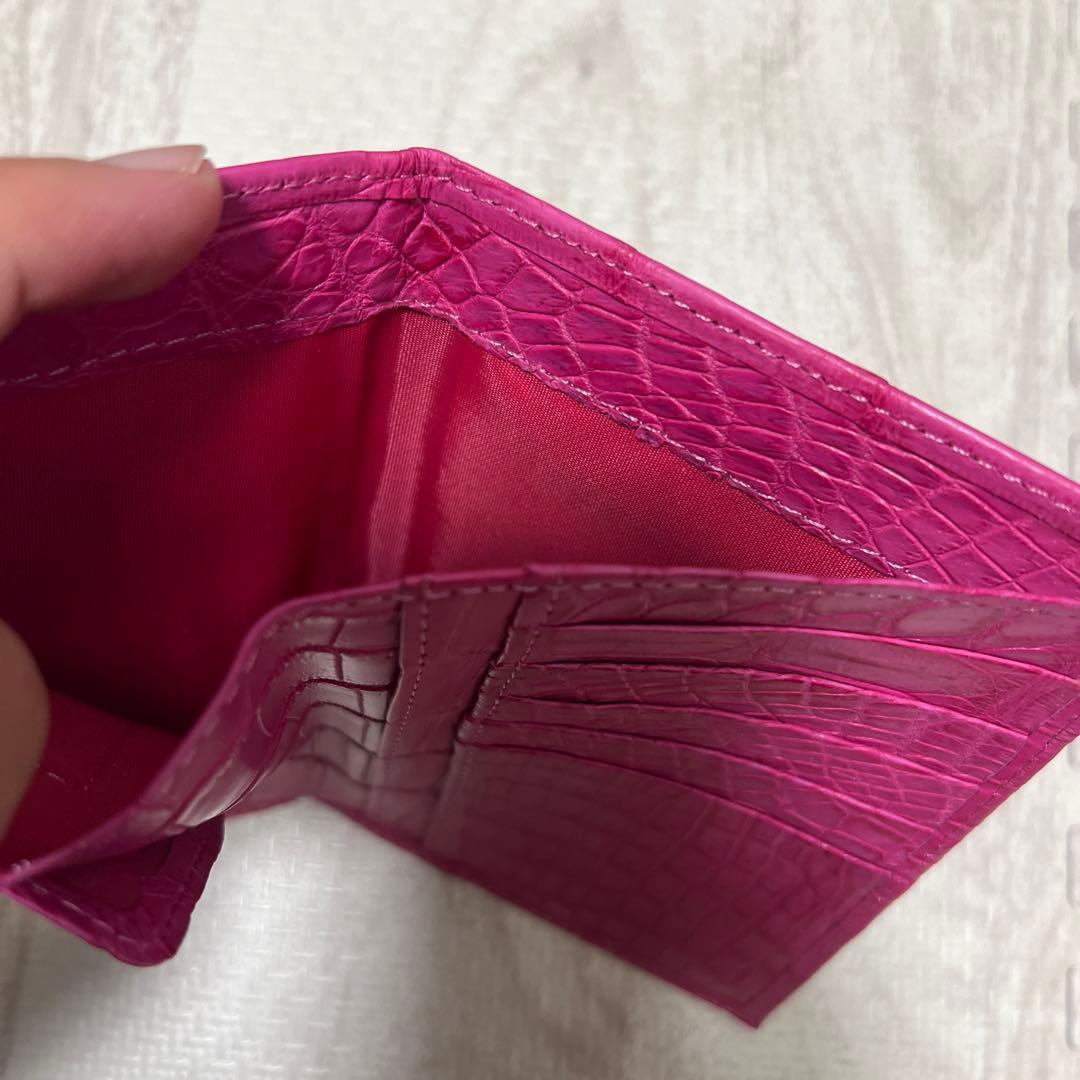 SALE クロコ パスポートケース 新品未使用 リアルクロコ クロコ革