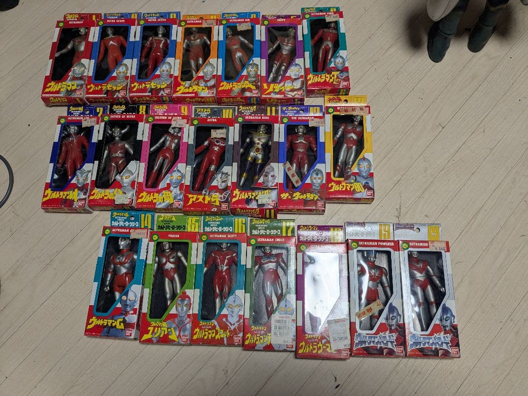 ウルトラマン　ウルトラヒーローシリーズ　ソフビ　フィギア　箱+まとめ売り