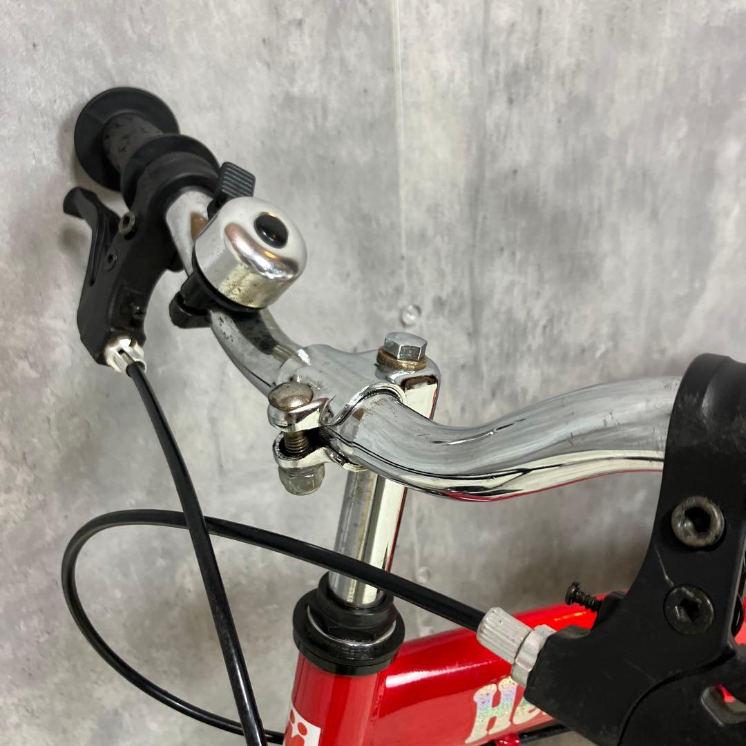 【良品】へんしんバイク　12インチ　赤　スタンド付き