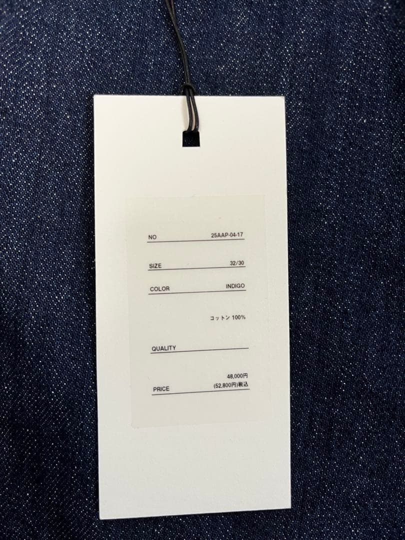 パンツ A.PRESSE No.22 Washed Wide Denim Pants