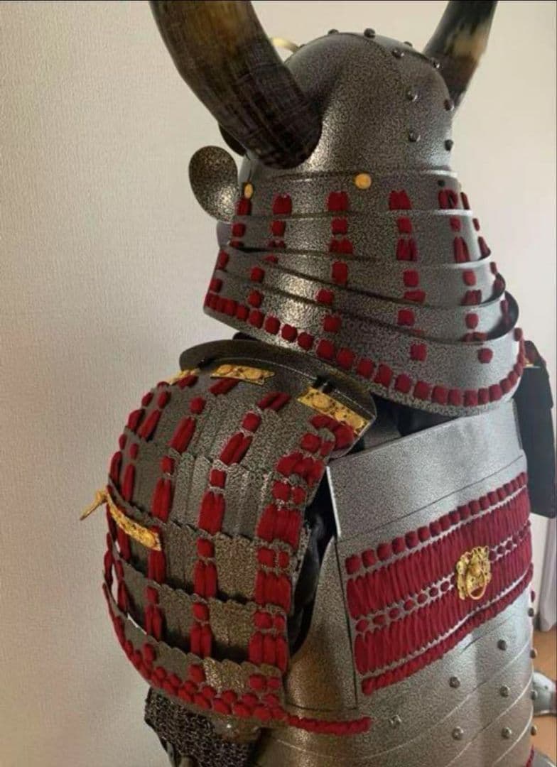武具　甲冑　等身大　着用可能　武士　鎧　新品　水牛角使用