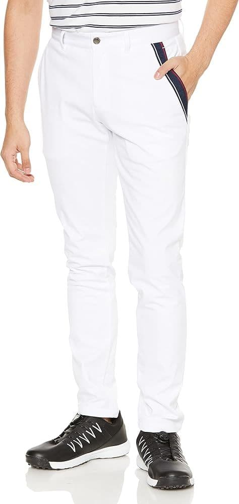 トミーヒルフィガーゴルフ防風 フリース ホワイト パンツ LL