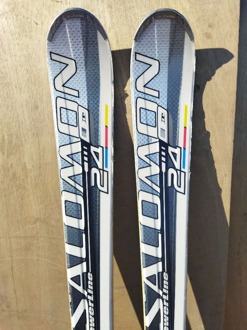 SALOMONサロモン スキー板 powerline 24 ビンディング付き