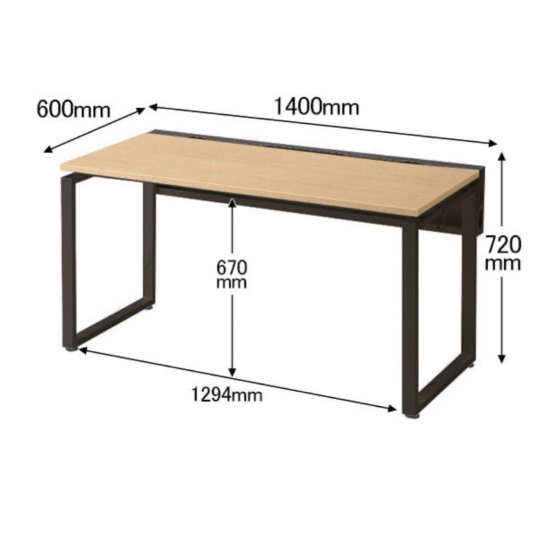 Nekさん専用 Ceha プレノデスクシステム 平机 引出し無し オーク天板