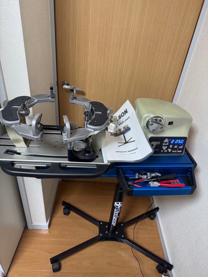TOALSON トアルソン　テニス　電動ガット張りマシン　ガット張り機