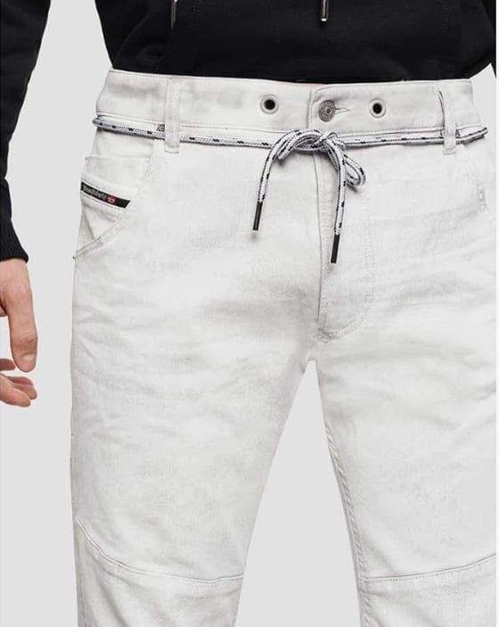 DIESEL 未使用美品限定モデル コーティングホワイトジョグジーンズ