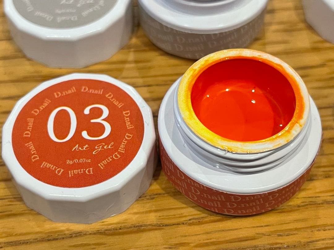 D.nail 極ジェル　24色セット　アートジェル　痛ネイル