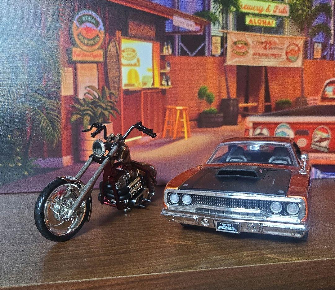 ロードランナー1/24　ウエストコーストチョッパーズ1/18 ★2台セット★