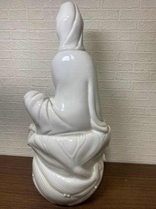 白磁観音　美術品　古美術　仏具　陶磁器　工芸品　骨董