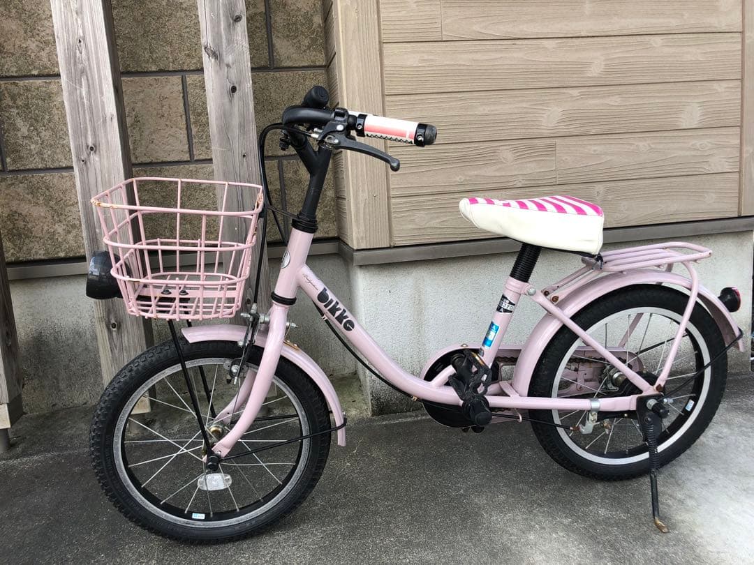 【直接渡し】ブリヂストン bikke 幼児用自転車 ピンク　16インチ