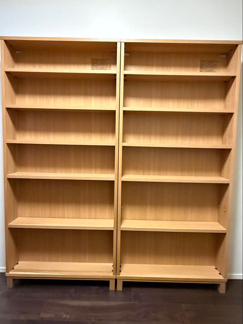 木製　本棚　無印良品