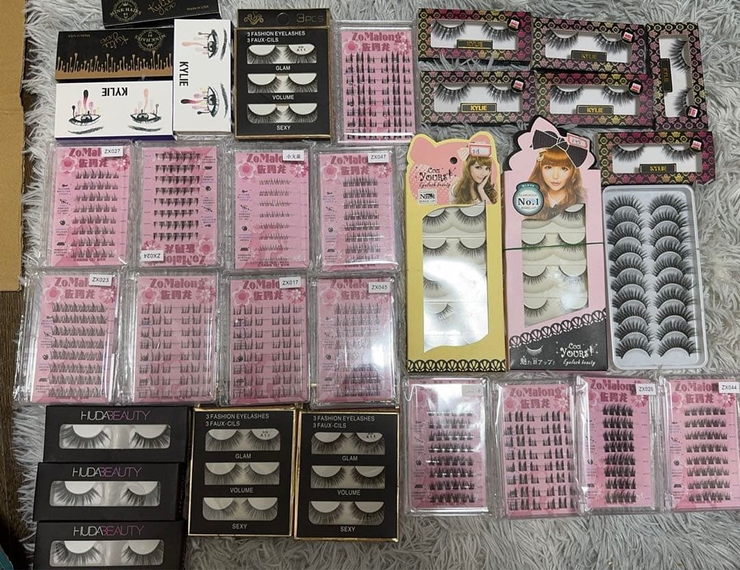 つけまつげ-セルフで完璧な位置調整ナチュラルアイラッシュ 超軽量 手作りの繊細さ